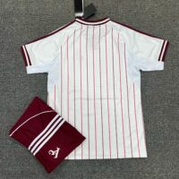 Bộ quần áo bóng đá Arsenal x adidas US Pack 2025 26 trắng vạch đỏ (3)
