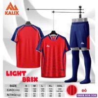 Bộ quần áo bóng đá Kalix light brix màu đen
