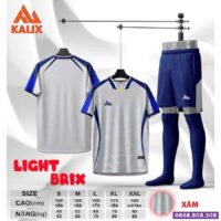 Bộ quần áo bóng đá Kalix light brix màu đen