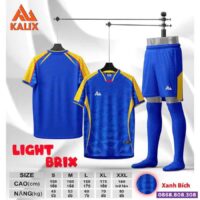 Bộ quần áo bóng đá Kalix light brix màu đen
