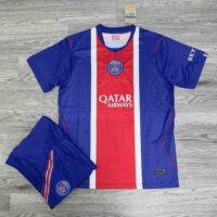 Bộ quần áo bóng đá PSG 2026 Paris Saint-Germain đỏ xanh (2)