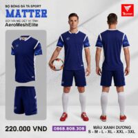Bộ quần áo bóng đá TA Sport Matter chính hãng vải Aero Mesh Elite vàng be