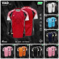 Bộ quần áo bóng đá VAD Amac Lửa cháy chính hãng nhiều màu
