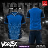 Bộ quần áo bóng đá Vortex chính hãng Hacorio vải Dri Fit nhiều màu trắng đỏ