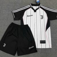 Bộ quần báo juventus thiết kế dáng bóng chày 2 màu trắng đen (2)