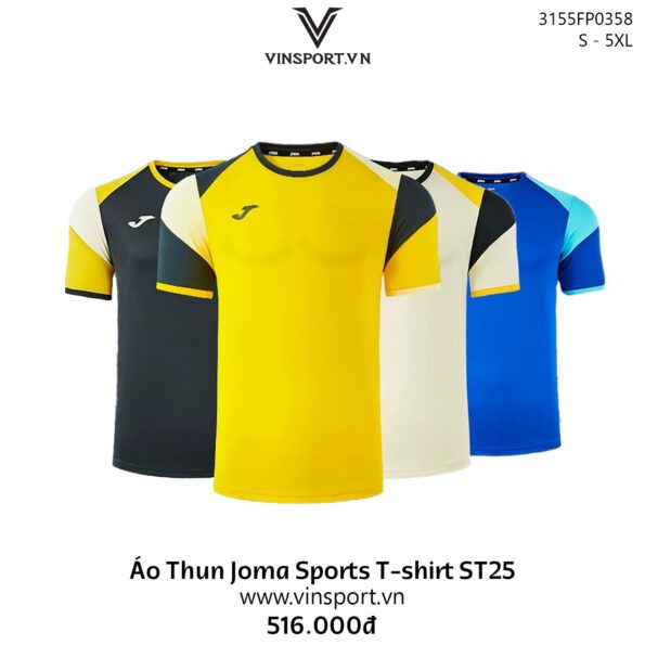 Áo thun joma sports t-shirt ST25 3155FP0358 nhiều màu
