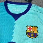 Bộ Quần Áo Bóng Đá Barca xanh biển sân khách 2 nửa 2026 mới (3)