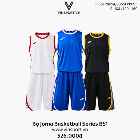 Bộ đấu joma Basketball Series BS1 3155FPB094 nhiều màu