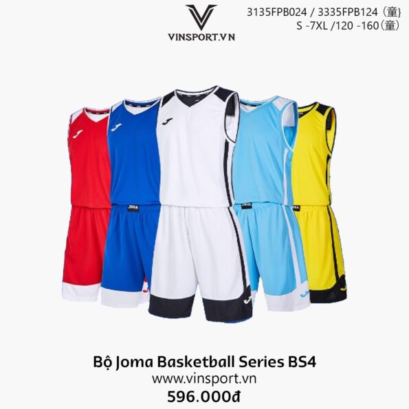 Bộ đấu joma Basketball Series BS4 3135FPB024 nhiều màu