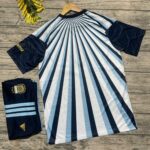 Bộ quần áo bóng đá Argentina 2026 trước trận đấu pre-match adidas thêu (2)