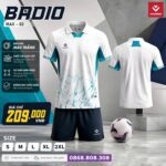 Bộ quần áo bóng đá HACORIO BADIO nhiều màu trắng xanh