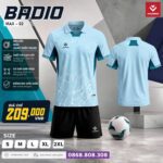 Bộ quần áo bóng đá HACORIO BADIO nhiều màu trắng xanh