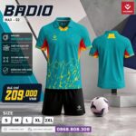 Bộ quần áo bóng đá HACORIO BADIO nhiều màu trắng xanh