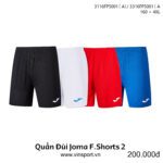 Quần Đùi Joma F.Shorts 2 3116FP5001 nhiều màu