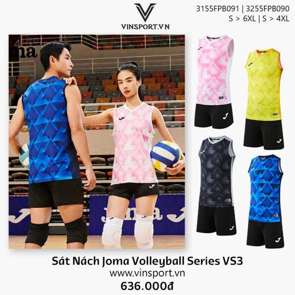 Sát Nách Joma Volleyball Series VS3 nam nữ 3155FPB091