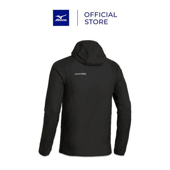 Áo Khoác Gió Mizuno NAM TECH LIGHT HOODED JACKET màu đen (2)