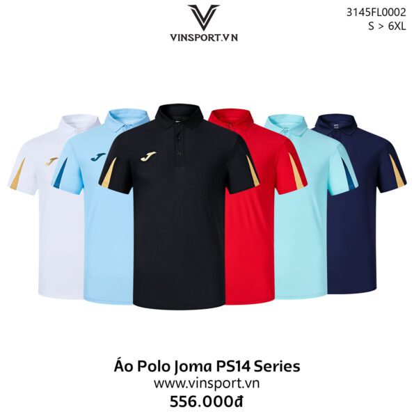 Áo Polo Joma PS14 Series mã 3145FL0002 nhiều màu