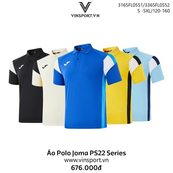 Áo Polo Joma PS22 Series mã 3165FL0551 chính hãng