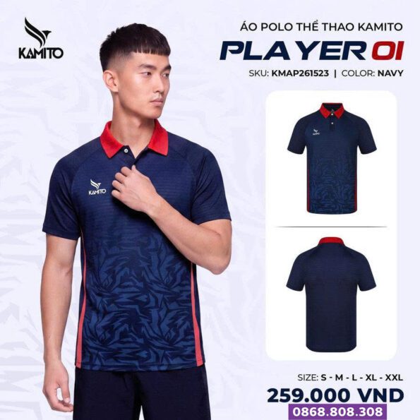 Áo polo Kamito player 01 chính hãng (3)