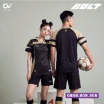 Bộ Quần Áo Bóng Đá BOLT CV Sport Nam Nữ đỏ đô (3)