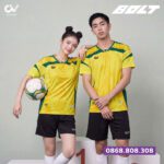 Bộ Quần Áo Bóng Đá BOLT CV Sport Nam Nữ đỏ đô (3)