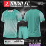 Bộ quần áo Jotado MUVN FC áo bóng đá chính hãng xanh lá