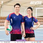 Bộ quần áo bóng chuyền nam nữ Egan BCE02 chính hãng xanh ngọc 1