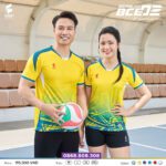 Bộ quần áo bóng chuyền nam nữ Egan BCE02 chính hãng xanh ngọc 1