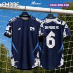 Bộ quần áo bóng đá Empire Amac Chính Hãng Vải Mè đỏ đô