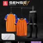 Bộ quần áo bóng đá Jotado Sense chính hãng xanh ngọc