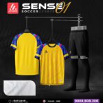Bộ quần áo bóng đá Jotado Sense chính hãng xanh ngọc