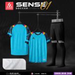 Bộ quần áo bóng đá Jotado Sense chính hãng xanh ngọc