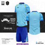 Bộ quần áo bóng đá Manmoth chính hãng VH Sport blue