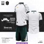 Bộ quần áo bóng đá Manmoth chính hãng VH Sport blue