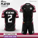 Bộ quần áo bóng đá Player Amac Chính Hãng Vải Mè trắng vàng