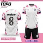 Bộ quần áo bóng đá TopoAmac Chính Hãng Vải Mè 8a1 siêu vip màu xanh lá