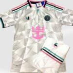 Bộ quần áo bóng đá inter miani sân khách trắng 2026 messi 10 logo hồng thêu bản player (1)