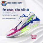 Giày cầu lông Mizuno Wave Claw 4 Chính Hãng trắng hồng (2)