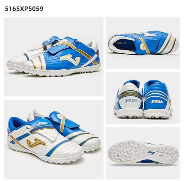 Giày đá bóng joma PEREA TF 5165XP5059 chính hãng sân cỏ nhân tạo trắng xanh
