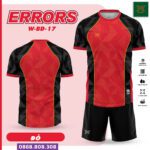 Quần Áo Bóng Đá Thiết Kế Warra Errors W-BD-17 nhiều màu