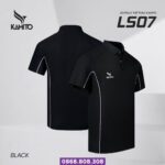 áo thun polo có cổ kamito Ls07 chính hãng tím than