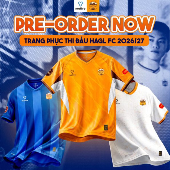 Áo Đấu Hoàng Anh Gia Lai 2026 27 Player Chính Hãng