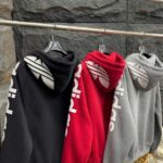 Áo Khoác Hoodie Adidas In Chữ Trên Tay Áo Phối Logo Trên Mũ (2)