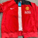 Áo Khoác Manchester United Retro 2009 AIG đỏ (8)