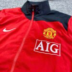 Áo Khoác Manchester United Retro 2009 AIG đỏ (8)