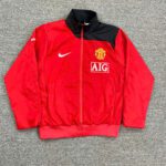Áo Khoác Manchester United Retro 2009 AIG đỏ (8)