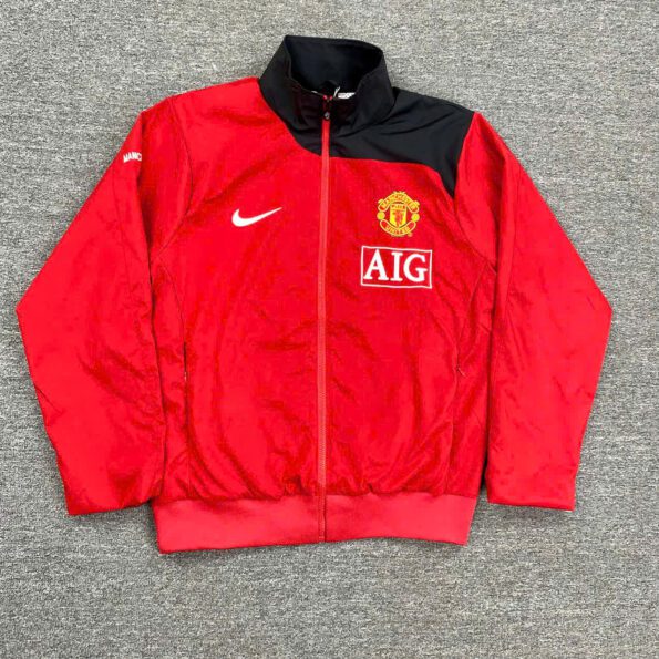 Áo Khoác Manchester United Retro 2009 AIG đỏ (8)