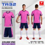 Áo bóng đá TA32 Vải dệt chính hãng TA Sport trắng xanh than