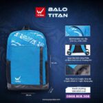 Balo Pickleball Wika Titan Chính Hãng ghi xám