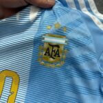 Bộ Quần Áo Bóng Đá Đội Tuyển Argentina Kỉ Niệm MESSI 2026 Vải Thái messi